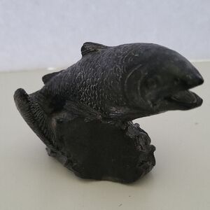 We Wolf Salmon Sculpture